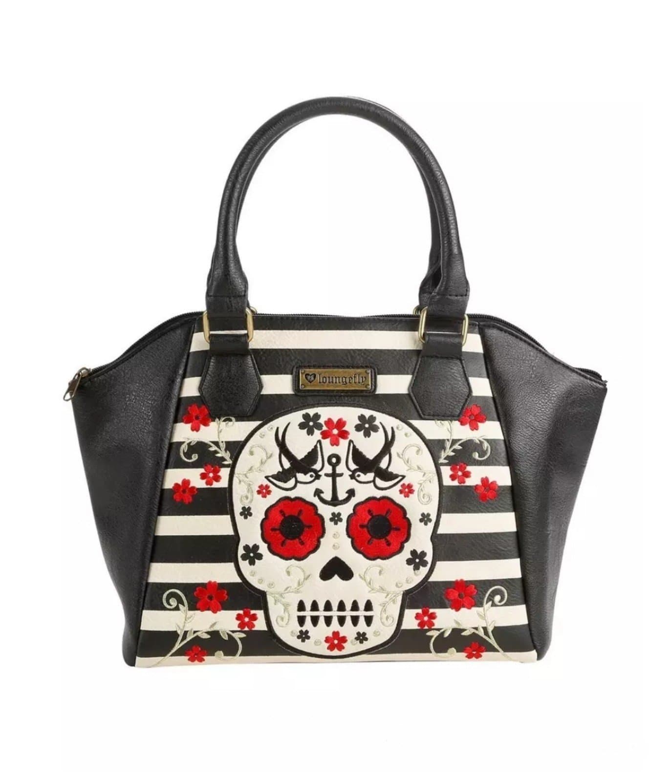 Loungefly ❤️ Logo Sugar Skull Bag