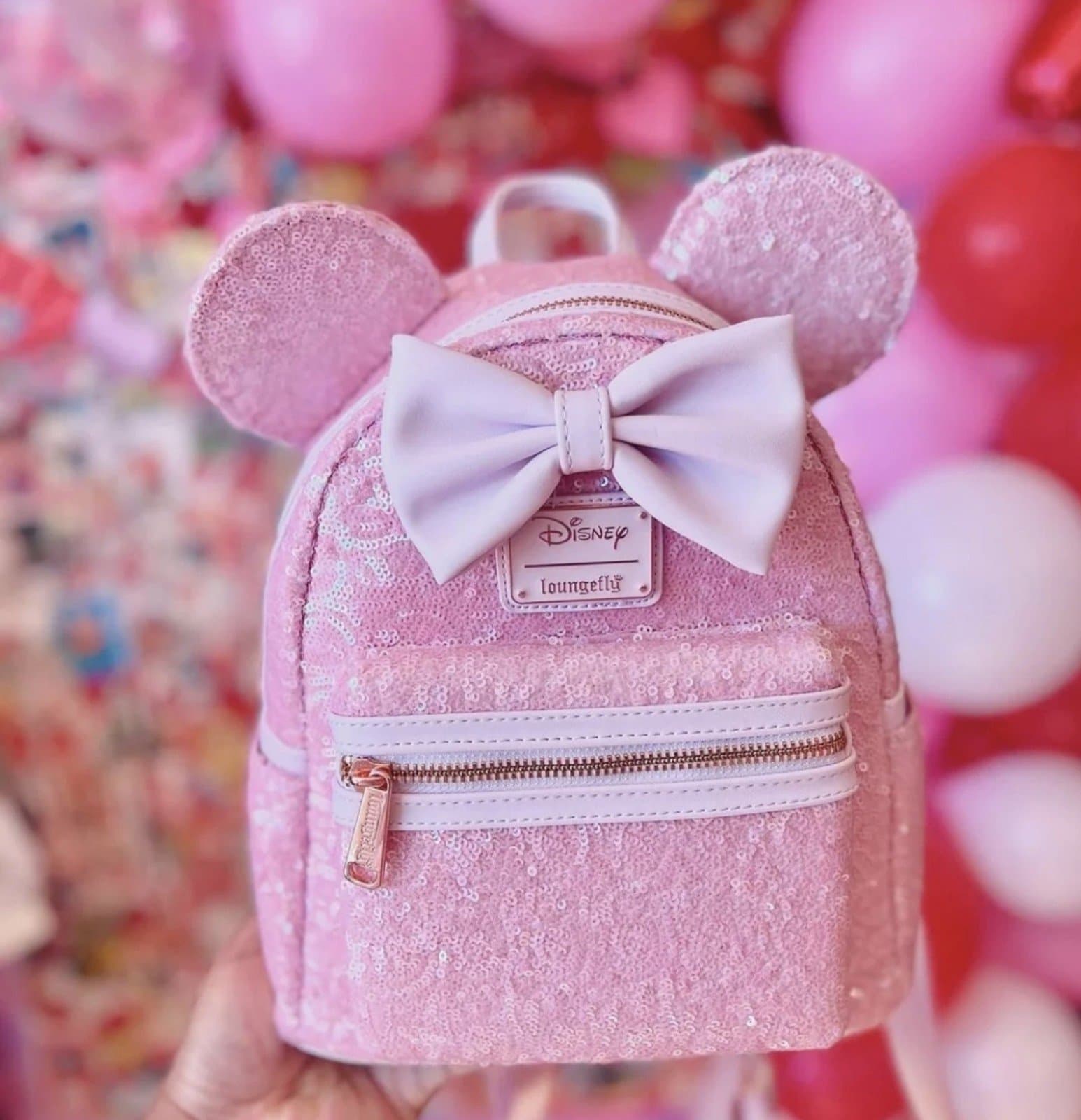 Loungefly Disney Cotton Candy Sequin Backpack