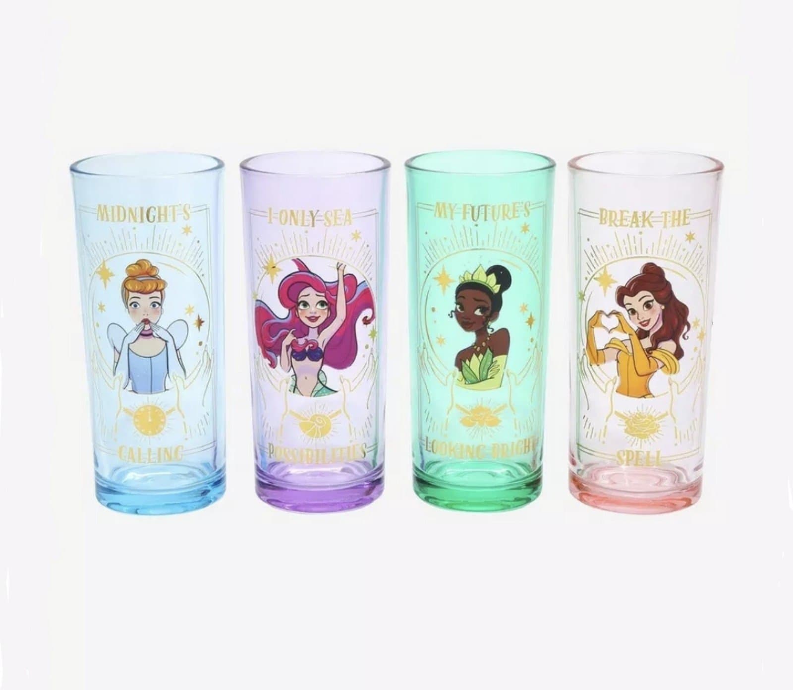 Disney Princess Mystic Portraits Glass Set