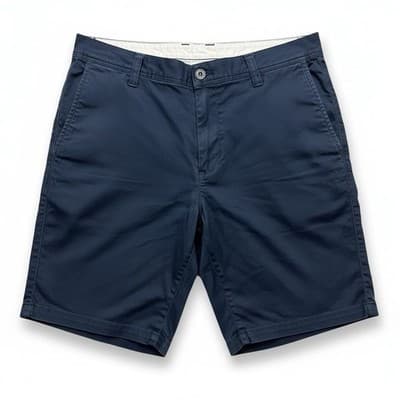 Armani Exchange Men's Navy Chino Shorts Size 34 Cotton Blend Excellent Condition