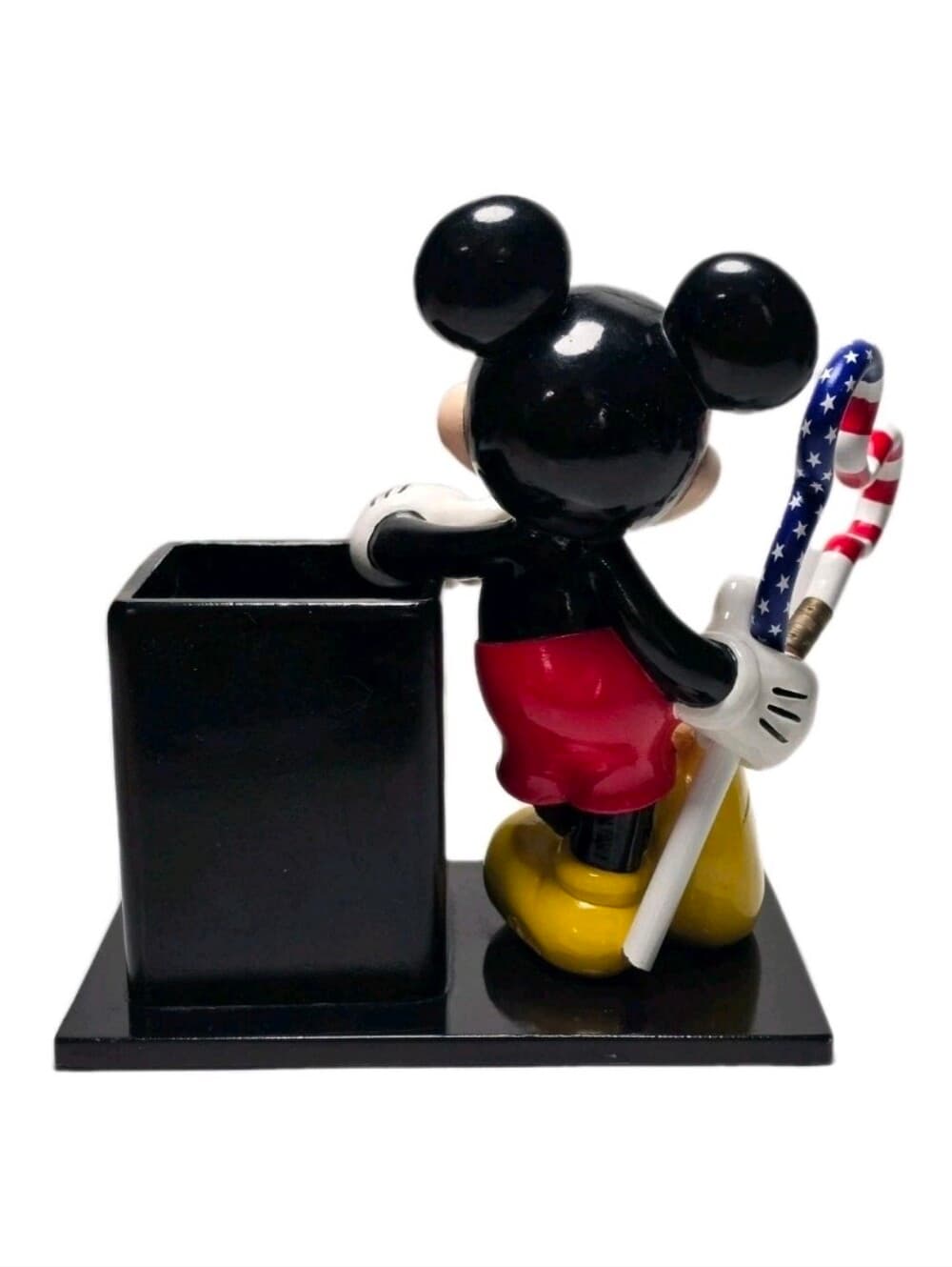 Vintage Rare 1997 Disney Mickey Mouse Resin Pencil Cup Desk Accessory
