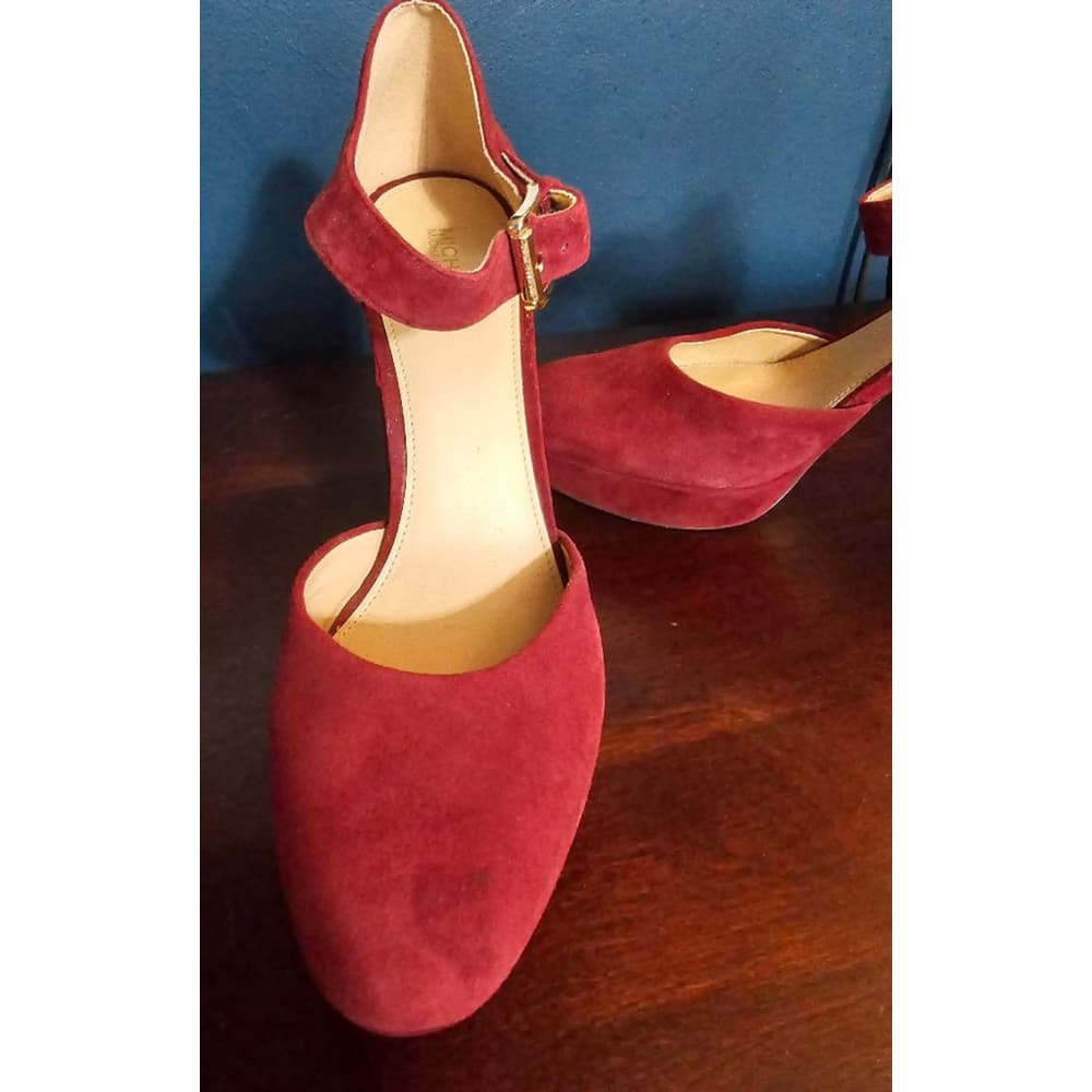 Michael Kors Burgundy Suede High Heels