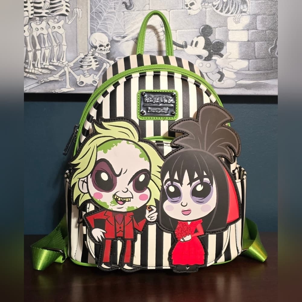 Loungefly Universal Studios Beetlejuice Lydia Wedding Backpack