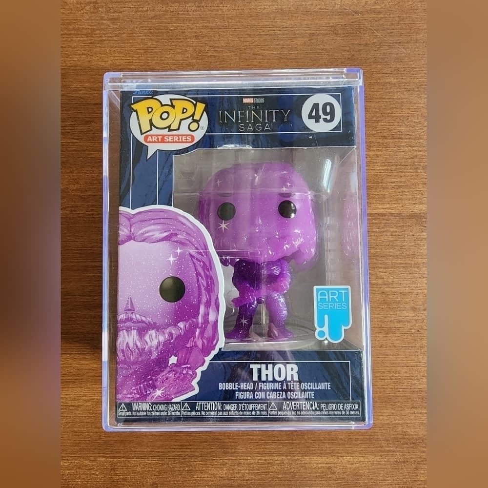 Funko Pop! Infinity Saga: Thor 49 Art Series Broken Stormbreaker w/ Protector