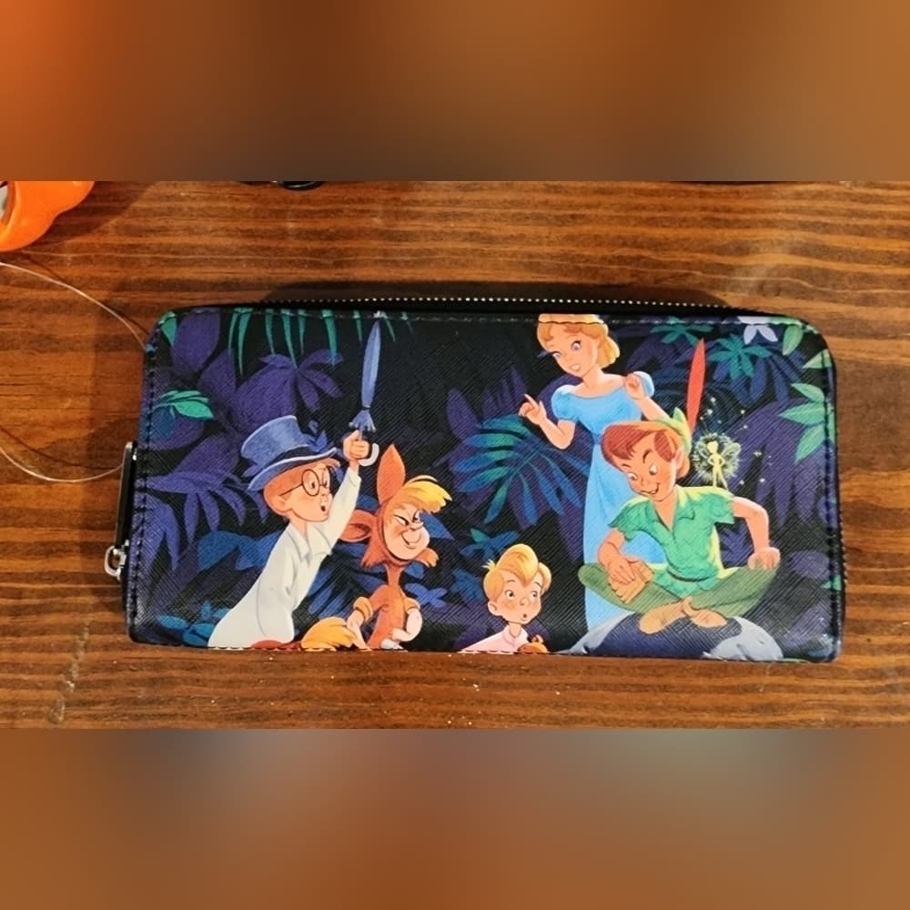 Loungefly Disney Peter Pan Zip Around Wallet
