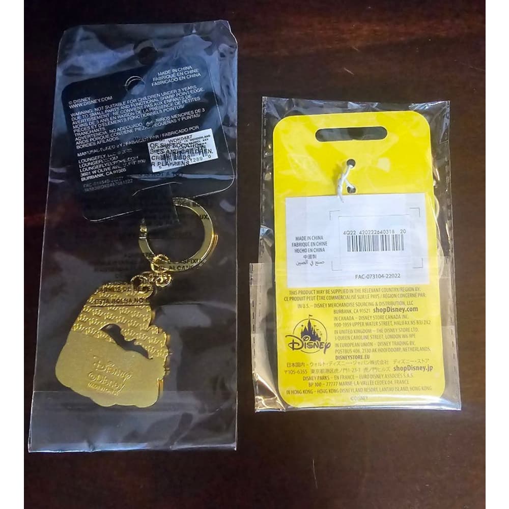 Two Alice in Wonderland Keychains