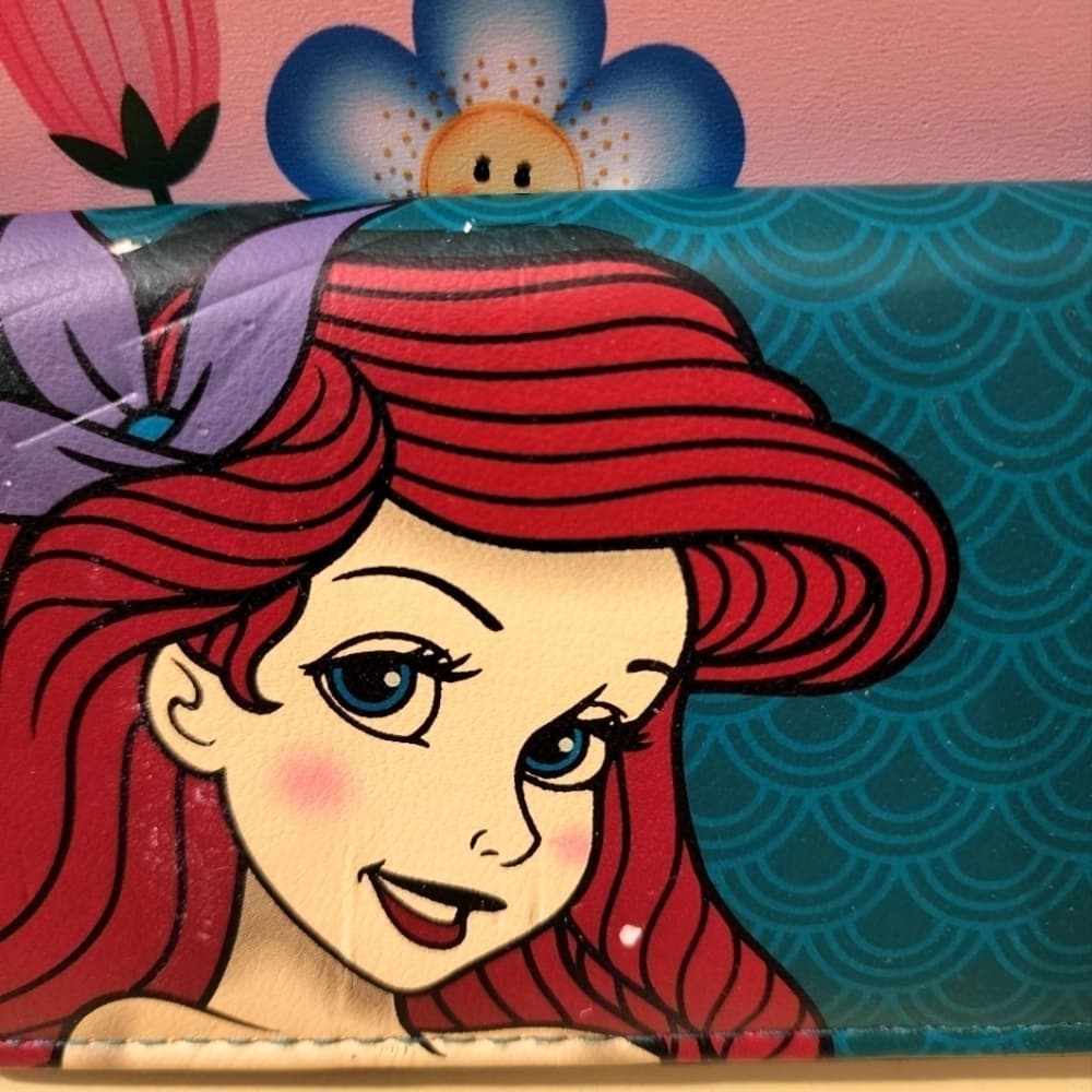 Loungefly Disney ❤️ Logo Ariel Flap Wallet