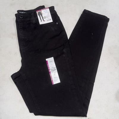Time & Tru High Rise Skinny Fitted Stretch Womens 4 • New • Stretchy!