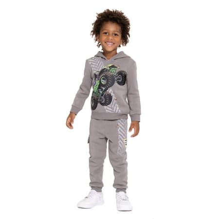 Monster Jam Toddler Boy Hoodie and Joggers Set Size 2T