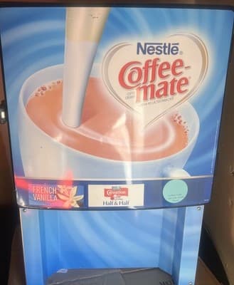 Silver King Refrigerated 3 Flavor Coffee Creamer Dispenser SKNES3B Coffee-Mate