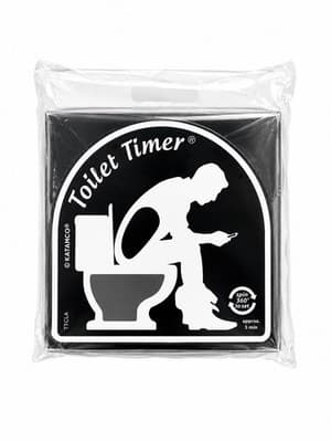 Funny 5-Minute Toilet Timer Gag Gift for Dad or Husband, A Fun Reminder Not to S