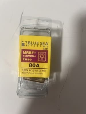 Blue Sea 5178 MRBF Terminal Fuse 60 Amp Marine 12V 24V 58V DC Boat Circuit 60A