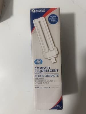 Lithonia Lighting 42W 120V GX24q-4 4-Pin CFL Tube Bulb Cool White 2200lm