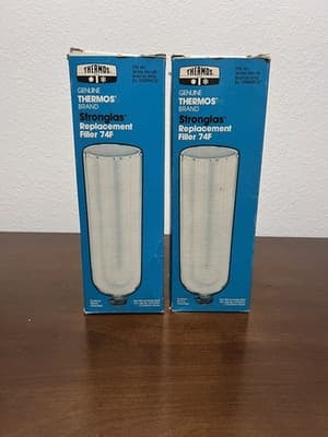 2 Vintage Thermos Stronglas Replacement Filler No. 74F For Wide Mouth Bottles