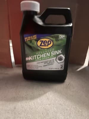 Zep Advanced Kitchen Sink Drain Opener Liquid 32 fl oz Safe for Disposals