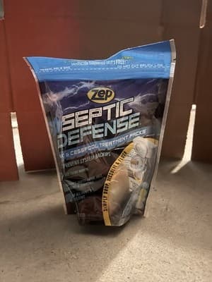 Zep Septic Defense Septic & Cesspool Treatment Packs Prevents Backups