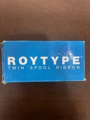 Roytype Typewriter Ribbon Twin Spool Ribbon, Nylon