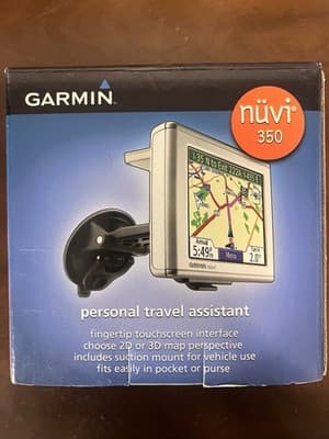 Garmin nüvi 350 Automotive Mountable GPS 3.5" Touchscreen 2D/3D Map View