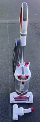 Shark Corded Bagless Upright Vacuum White/Red/Gray w/ Nozzle