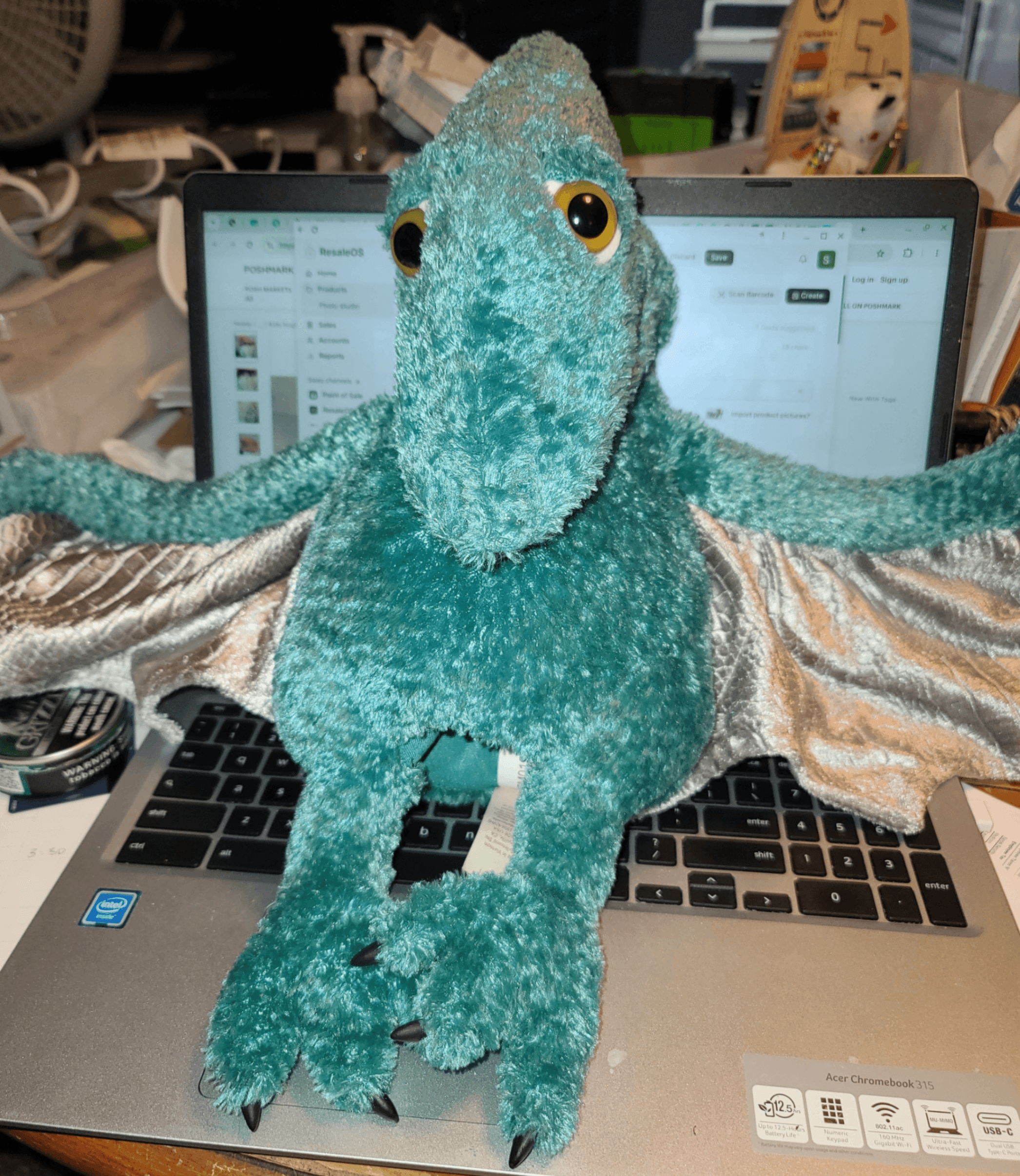 Folkmanis Pterodactyl Dinosaur Puppet #3229 NWT