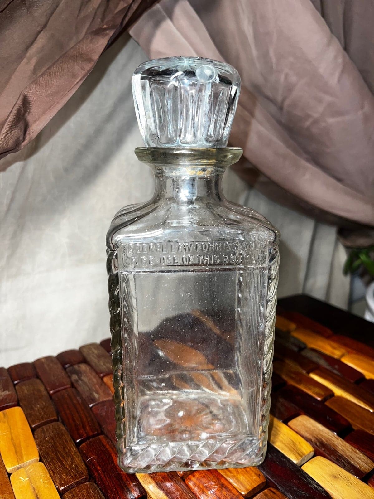 Decanter old mister Boston bourbon