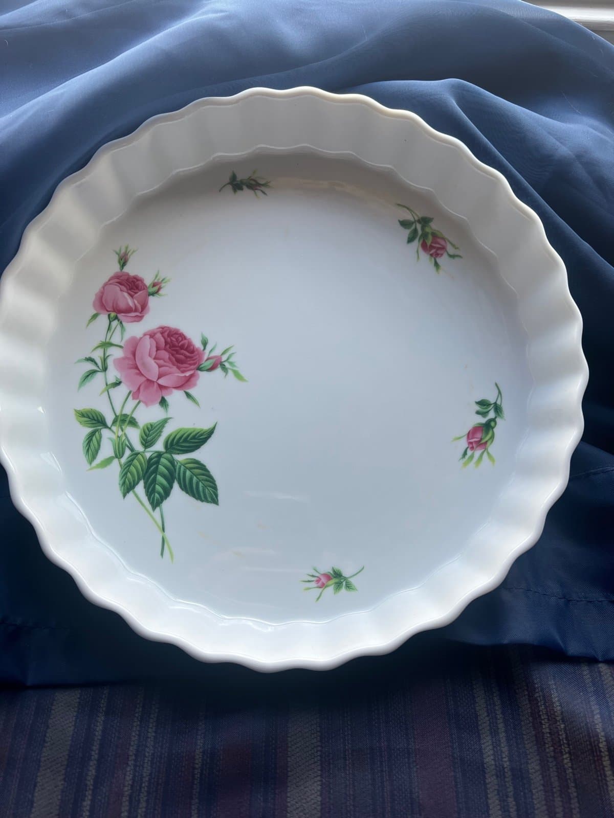 Vintage Christineholm Quiche /Pie porcelain dish