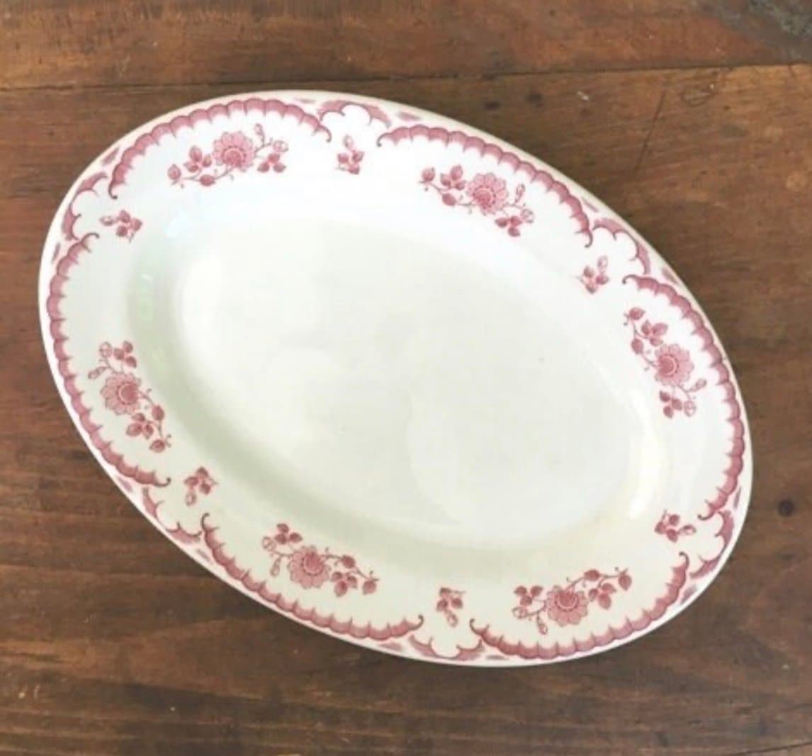 Vintage 1950s Vintage Rimrol IncaWare Shenango China oval china dish