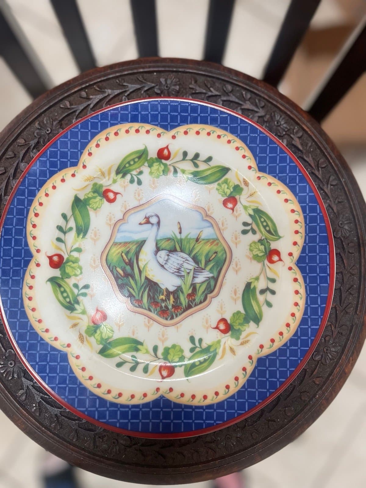 Goose Salad Plate by Le Jardin