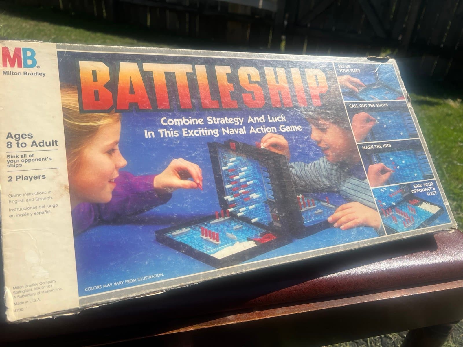 vintage 1984 battleship board game