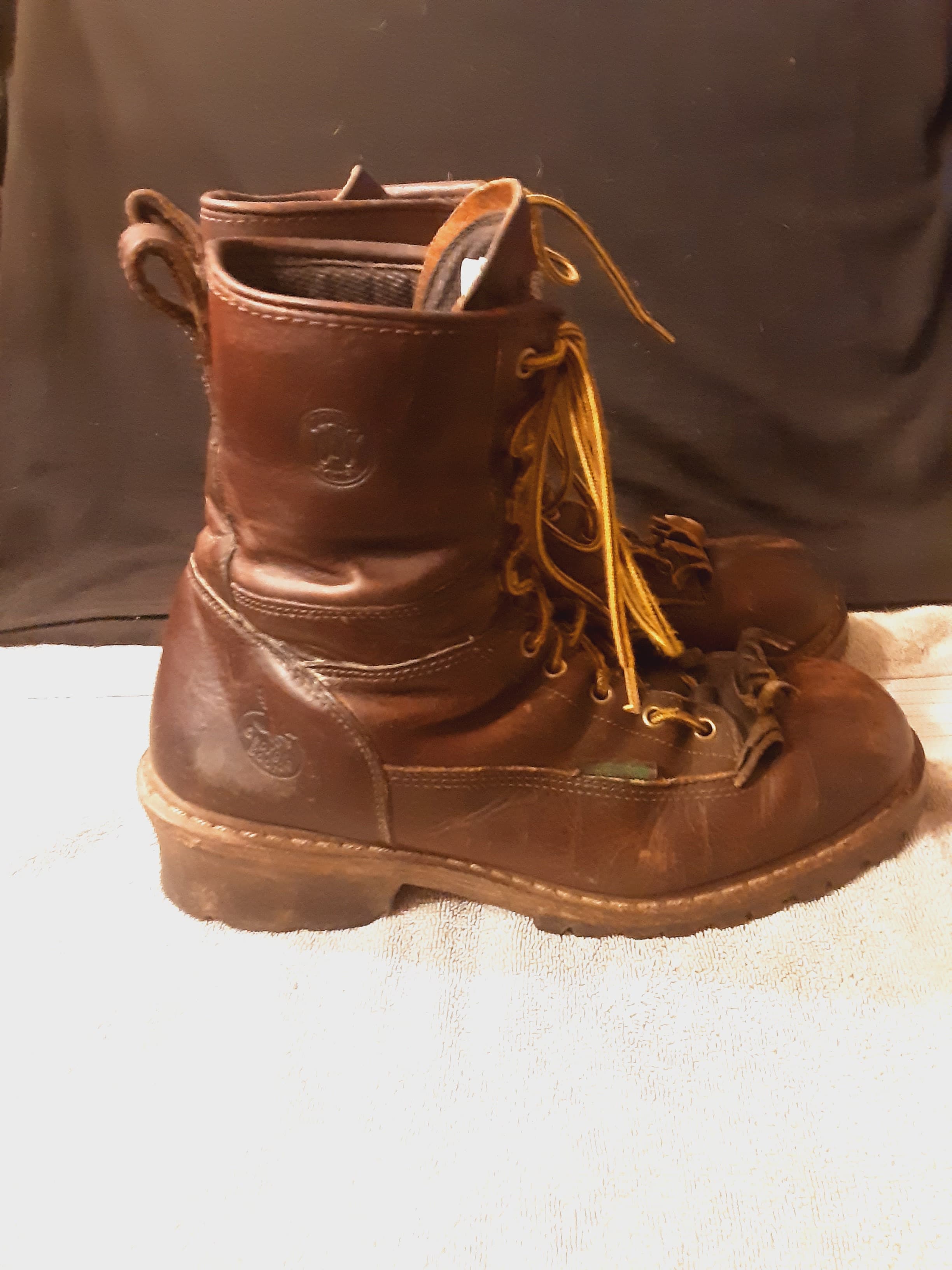 Georgia Boot Men's Logger Boots G7113 Size 11W