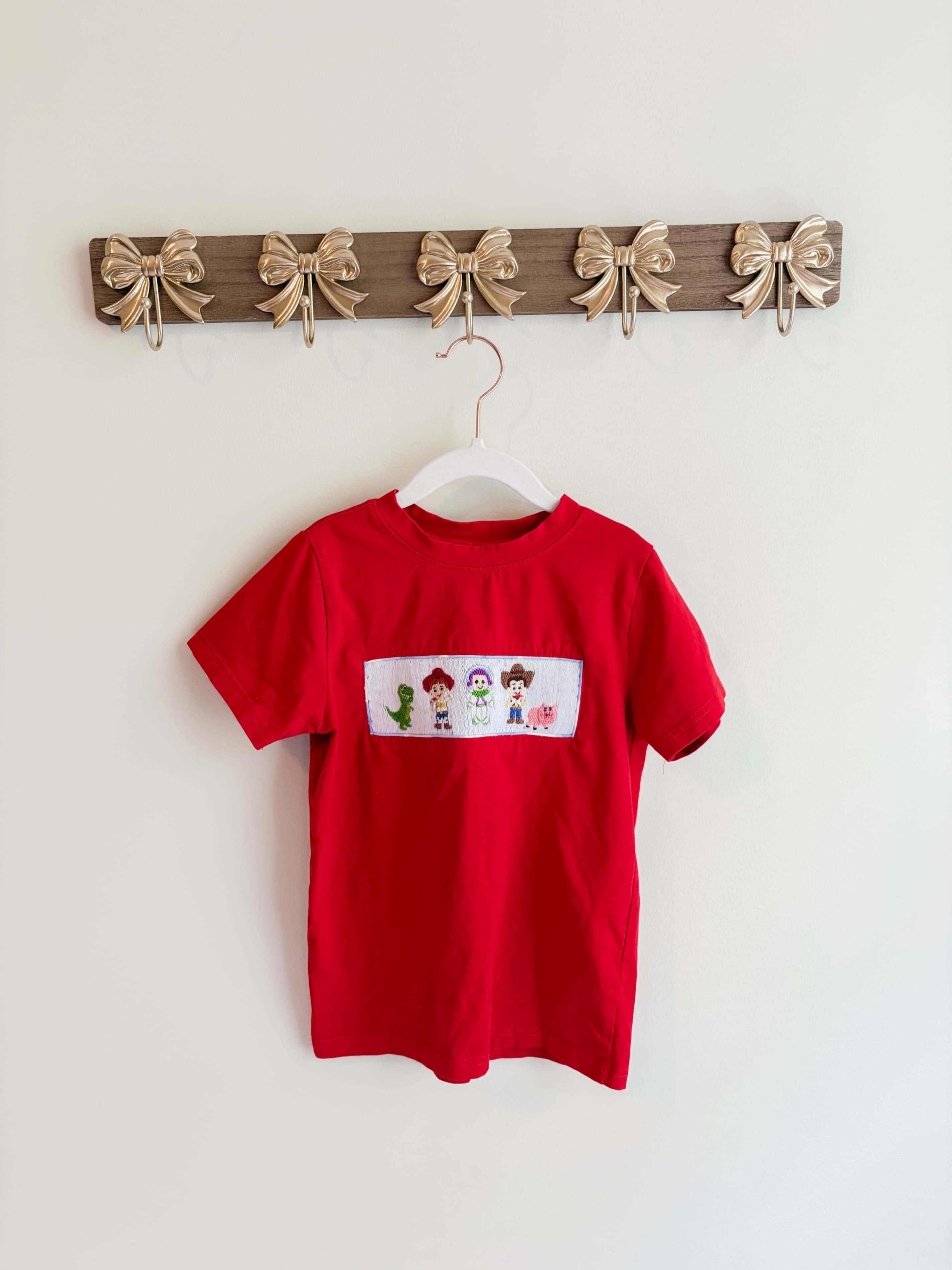 Sugar Dumplin’ Toy Story boys size 6 smocked top