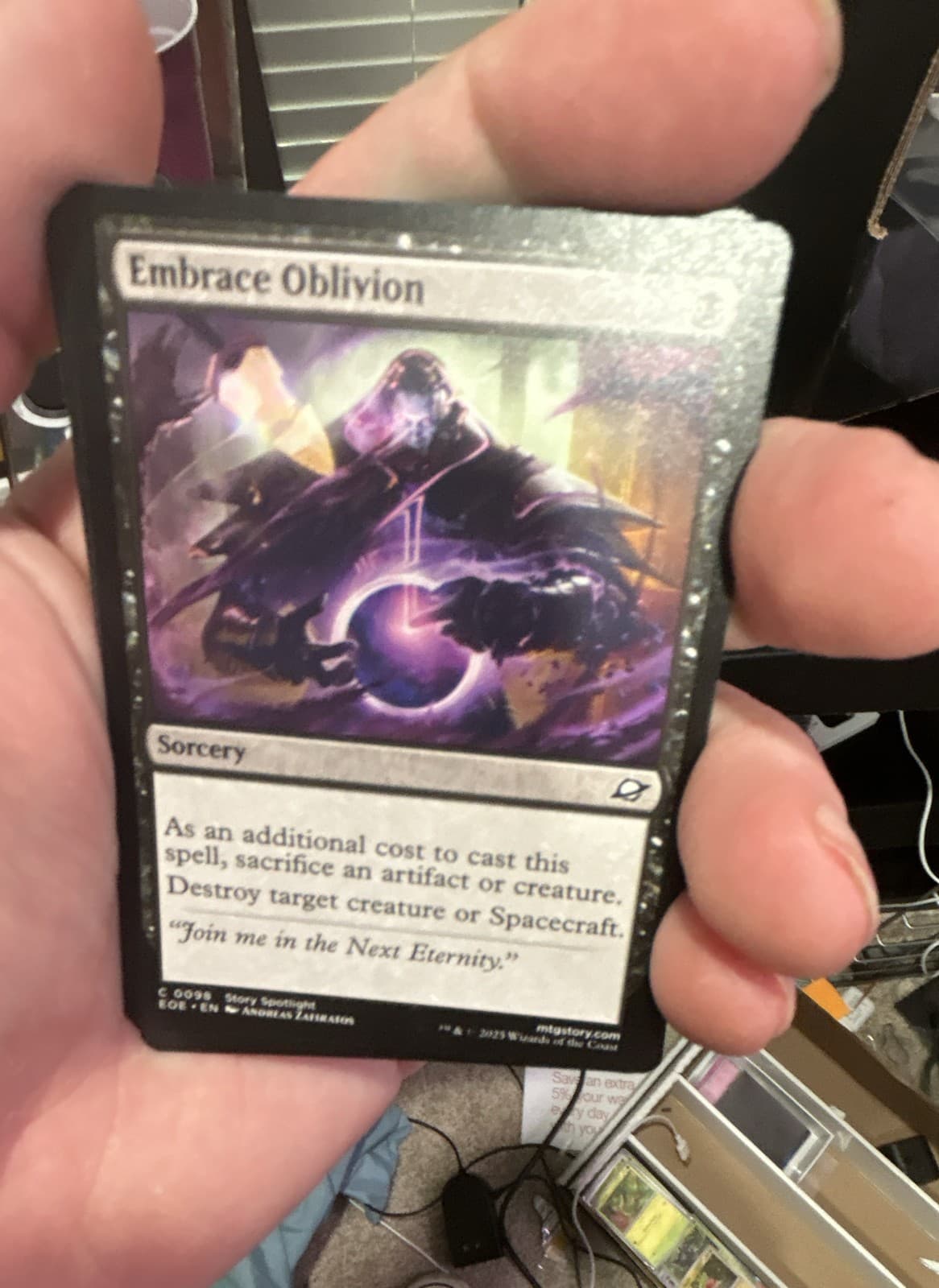 Embrace Oblivion Edge of Eternities Regular