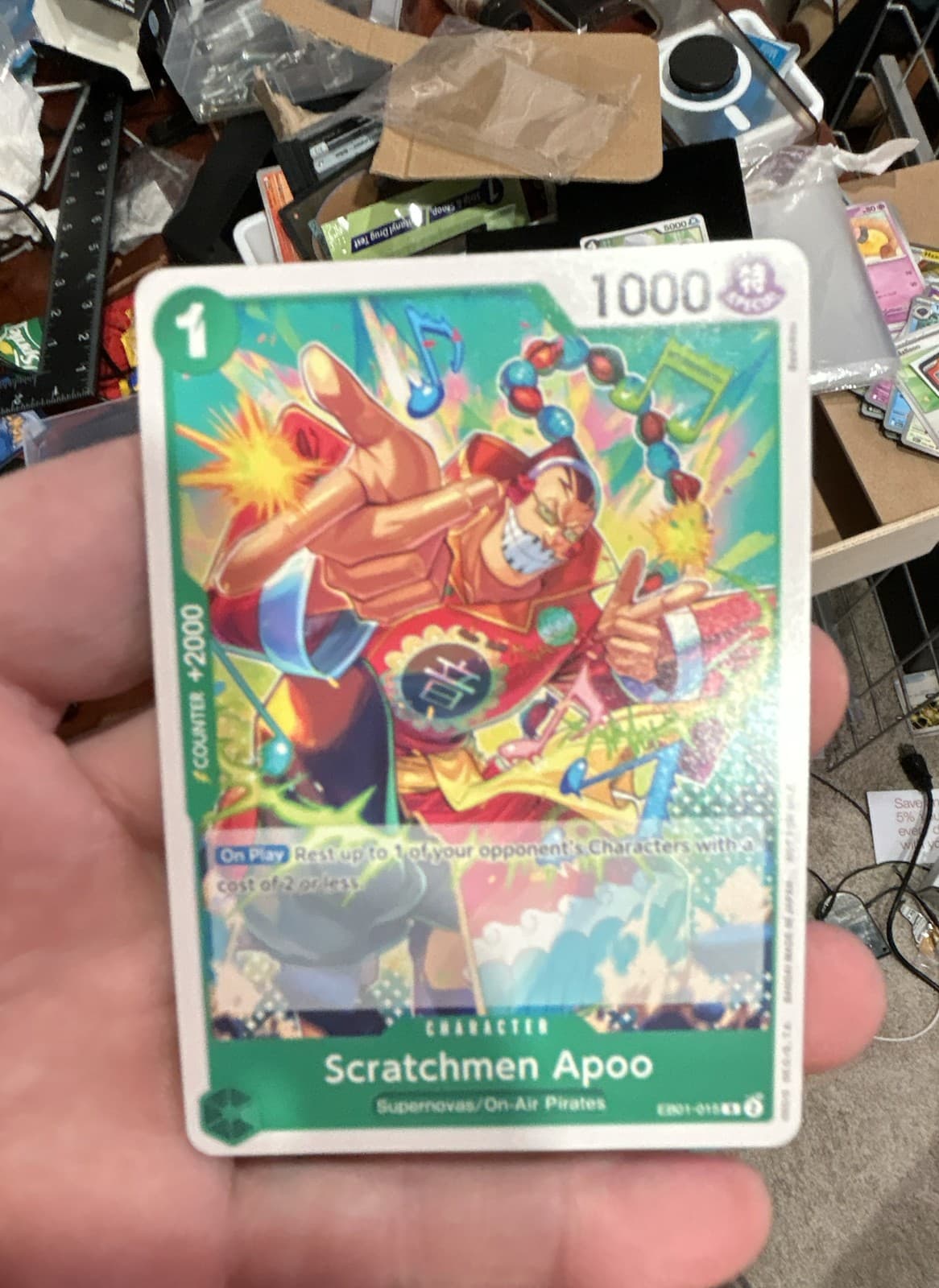 Scratchmen Apoo (Tournament Pack 2025 Vol. 2) EB01-015 One Piece Promotion Cards