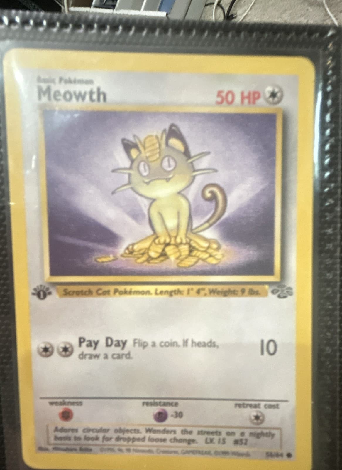 Meowth 56/64 Jungle Regular