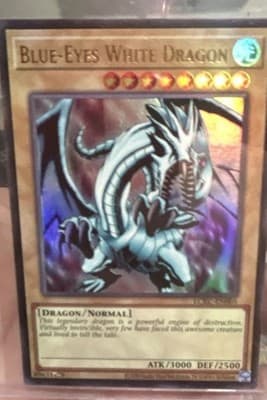 Blue-Eyes White Dragon (Version 1) LCKC-EN001 Legendary Collection Kaiba 1st...