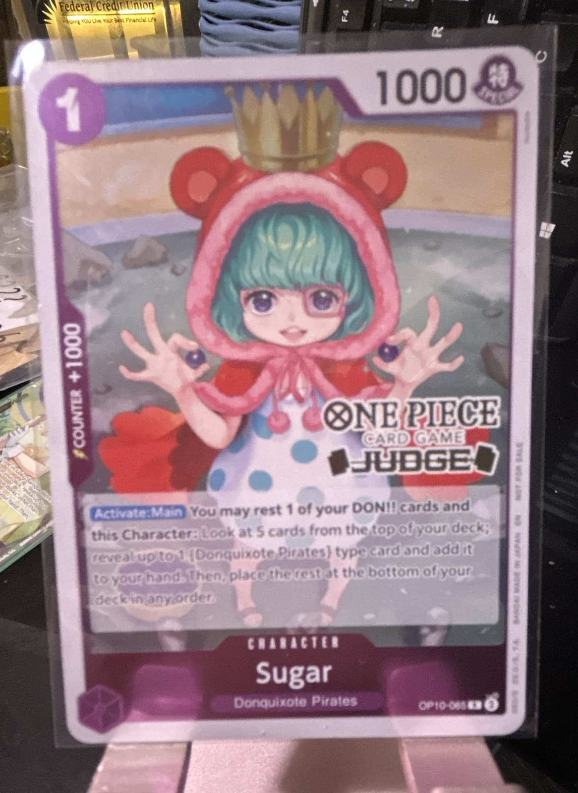 Sugar (Judge Pack Vol. 6) OP10-065 One Piece Promotion Cards Foil