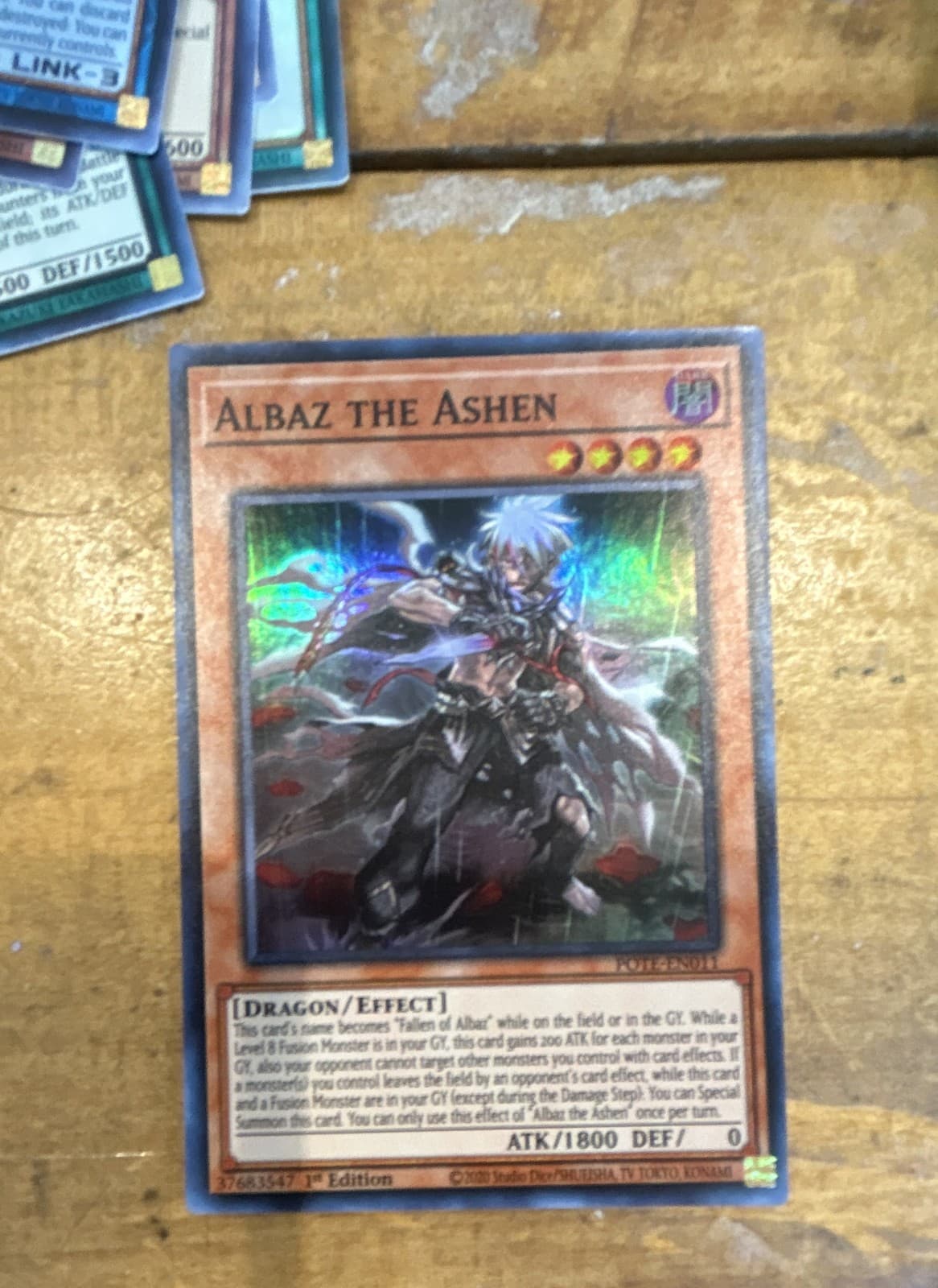 Albaz the Ashen POTE-EN011 Power of the Elements 1st Edition