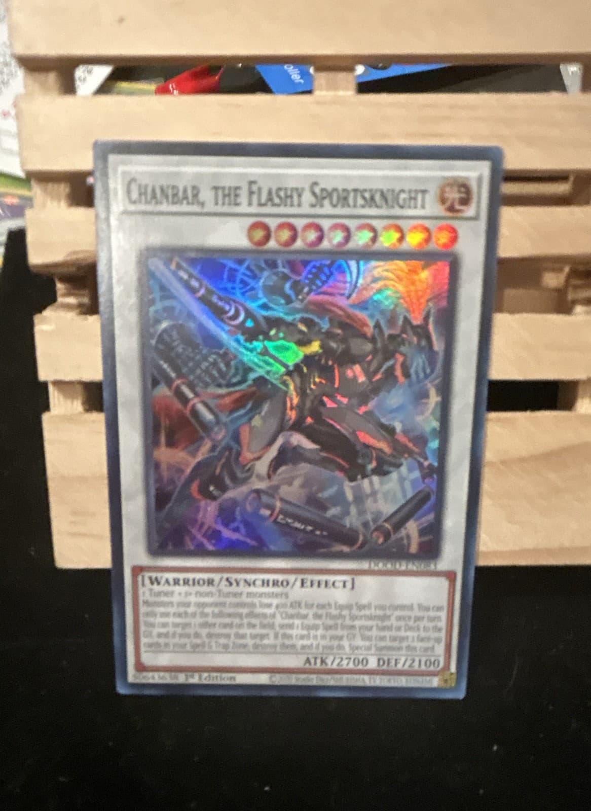 Chanbar, the Flashy Sportsknight DOOD-EN083 Doom of Dimensions 1st Edition