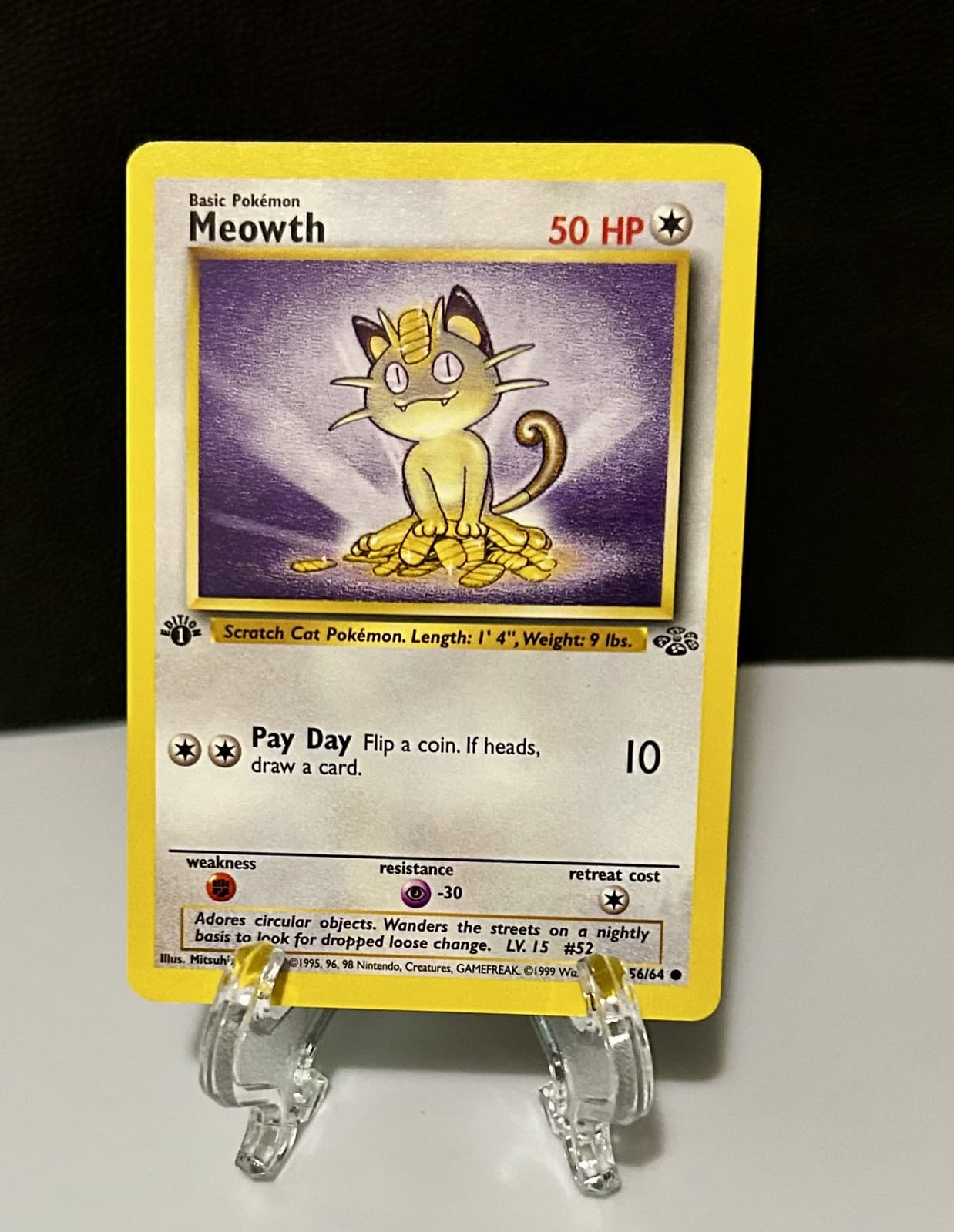 Meowth 56/64 Jungle Regular