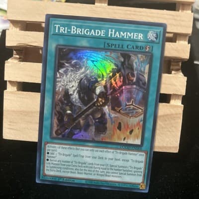 Tri-Brigade Hammer DOOD-EN068 SR Doom of Dimensions NM 1st Ed Yugioh