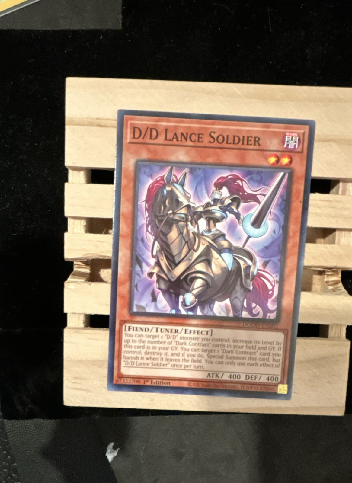 D/D Lance Soldier DOOD-EN001 Doom of Dimensions 1st Edition