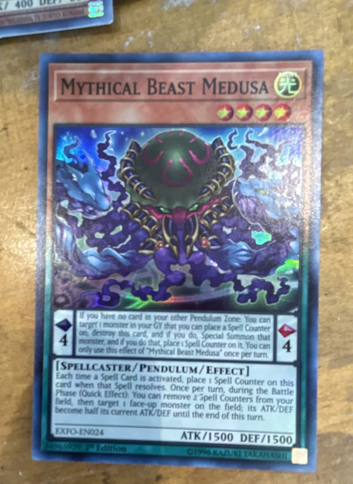 Mythical Beast Medusa EXFO-EN024 Extreme Force 1st Edition