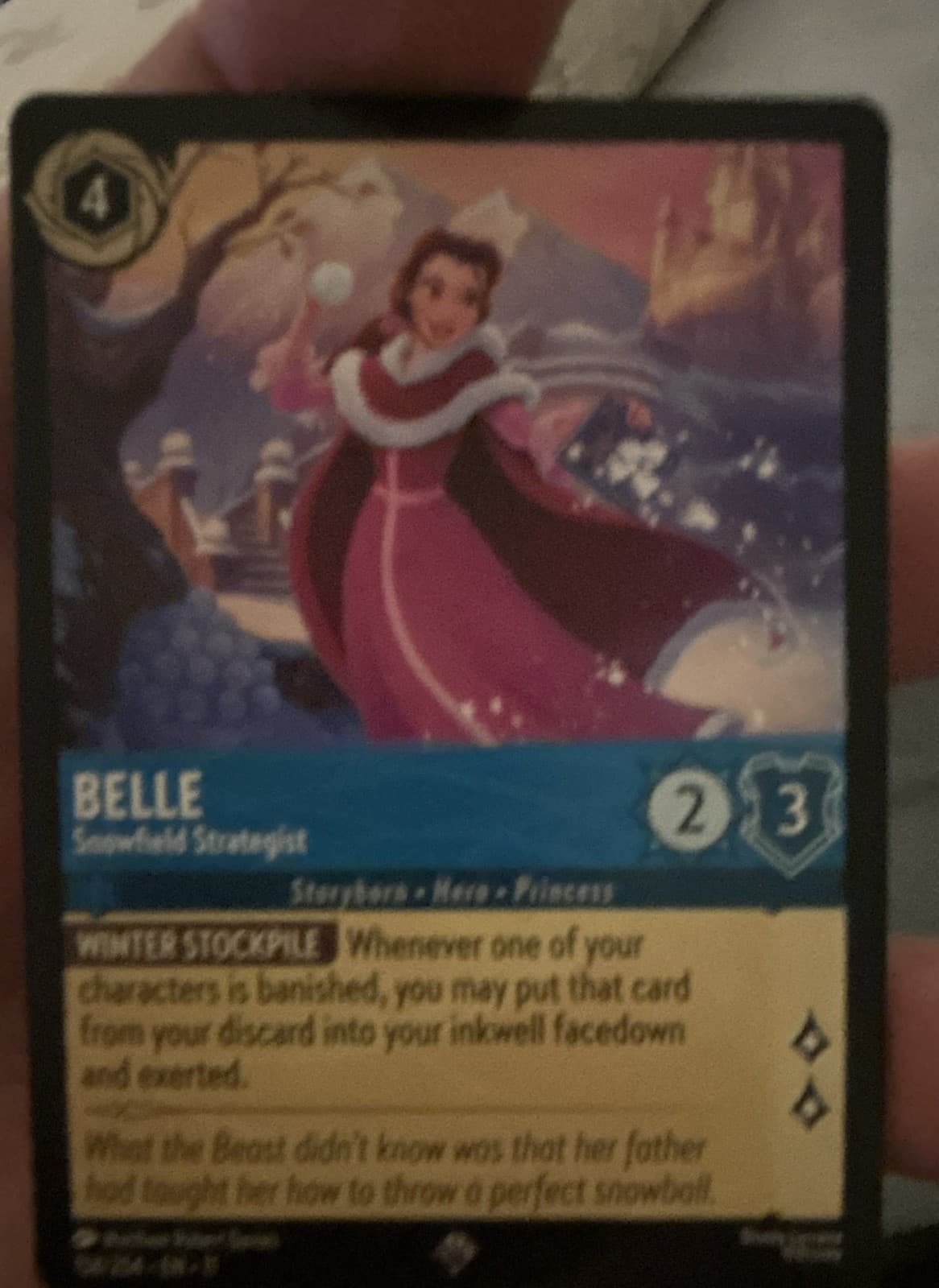 Belle - Snowfield Strategist 158/204 Winterspell Regular