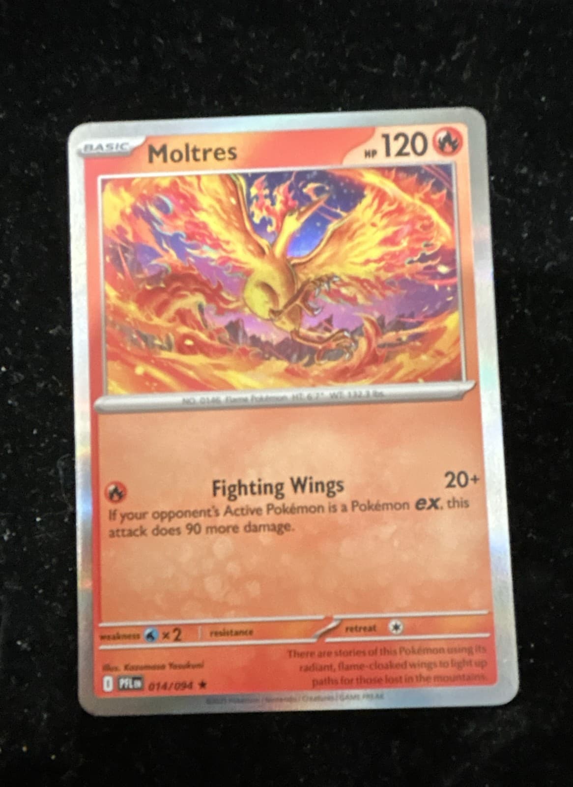Moltres 014/094 Me02: Phantasmal Flames Holo