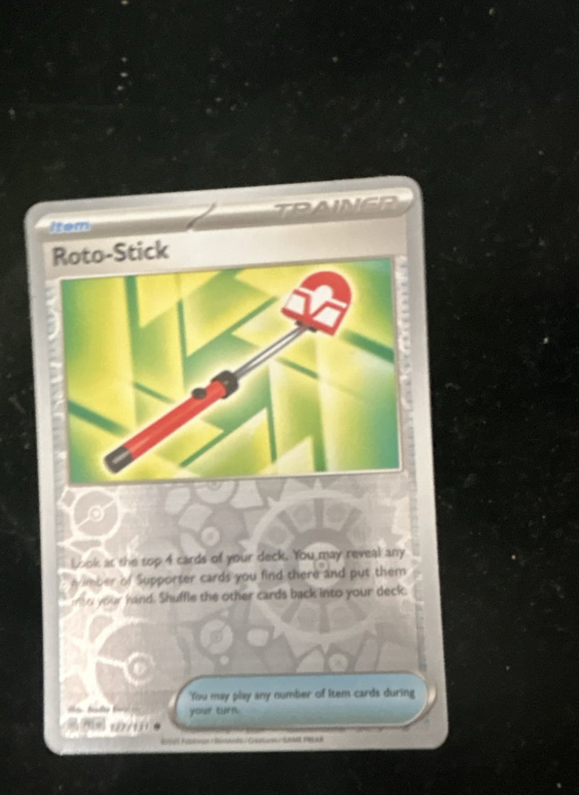 Roto-Stick 127/131 Sv: Prismatic Evolutions Reverse Holo
