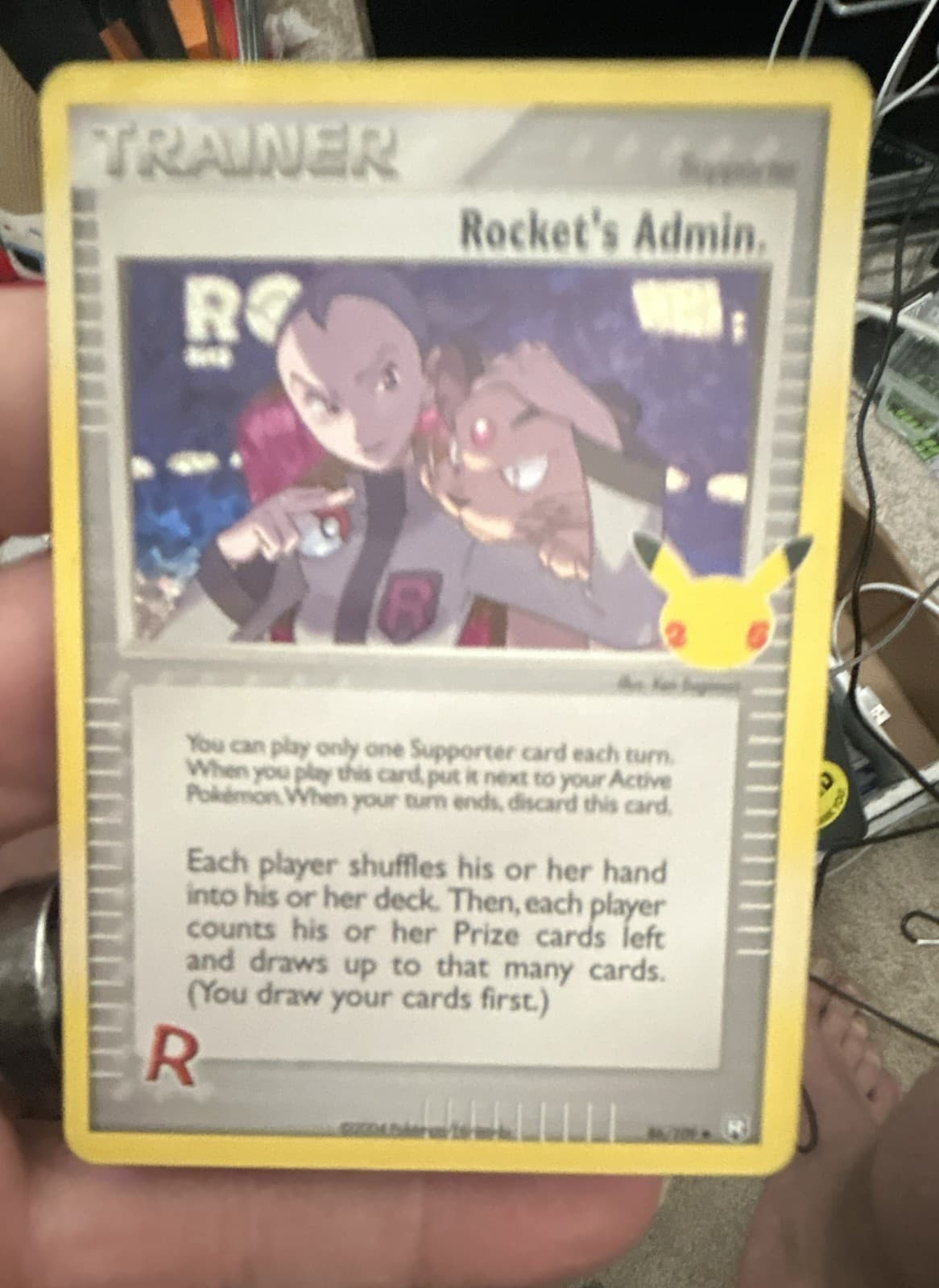 Rocket's Admin. 86/109 Celebrations: Classic Collection Holo