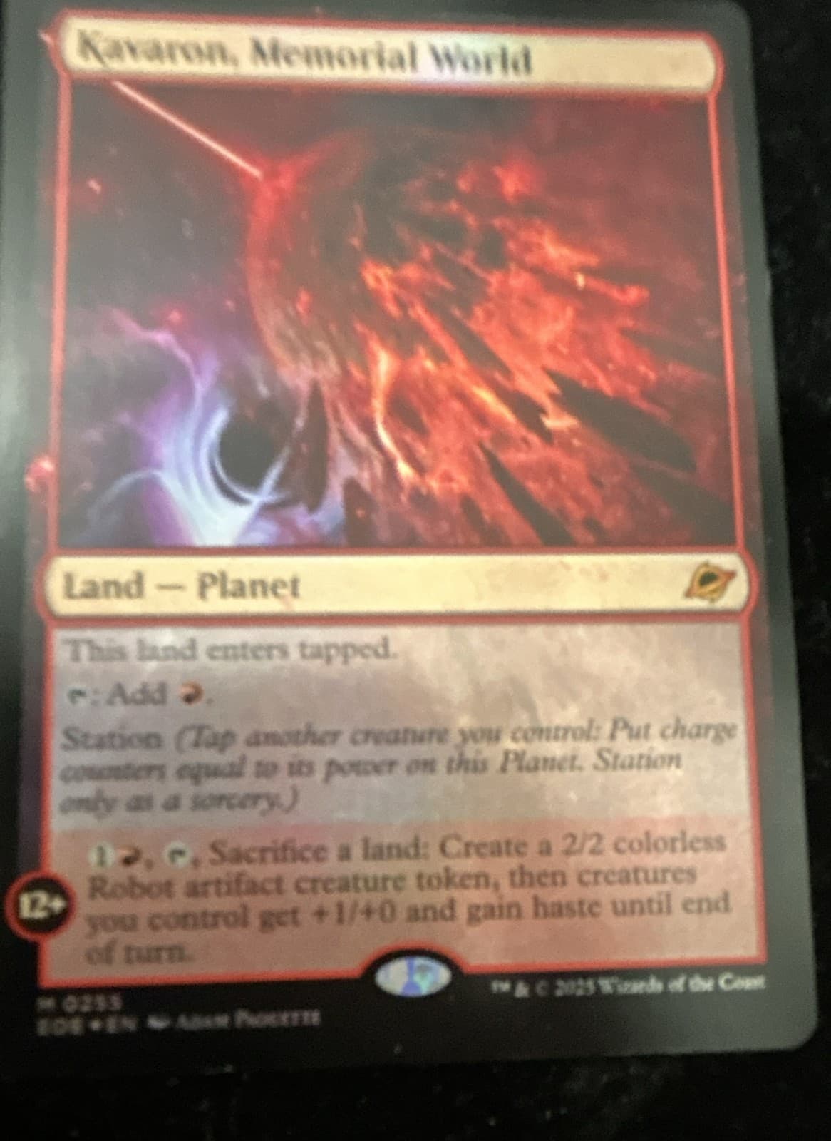 Kavaron, Memorial World Edge of Eternities Foil