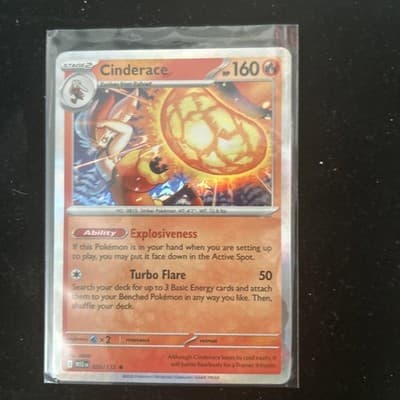 Cinderace 028/132 Holo MEG 2025 English Mega Evolution