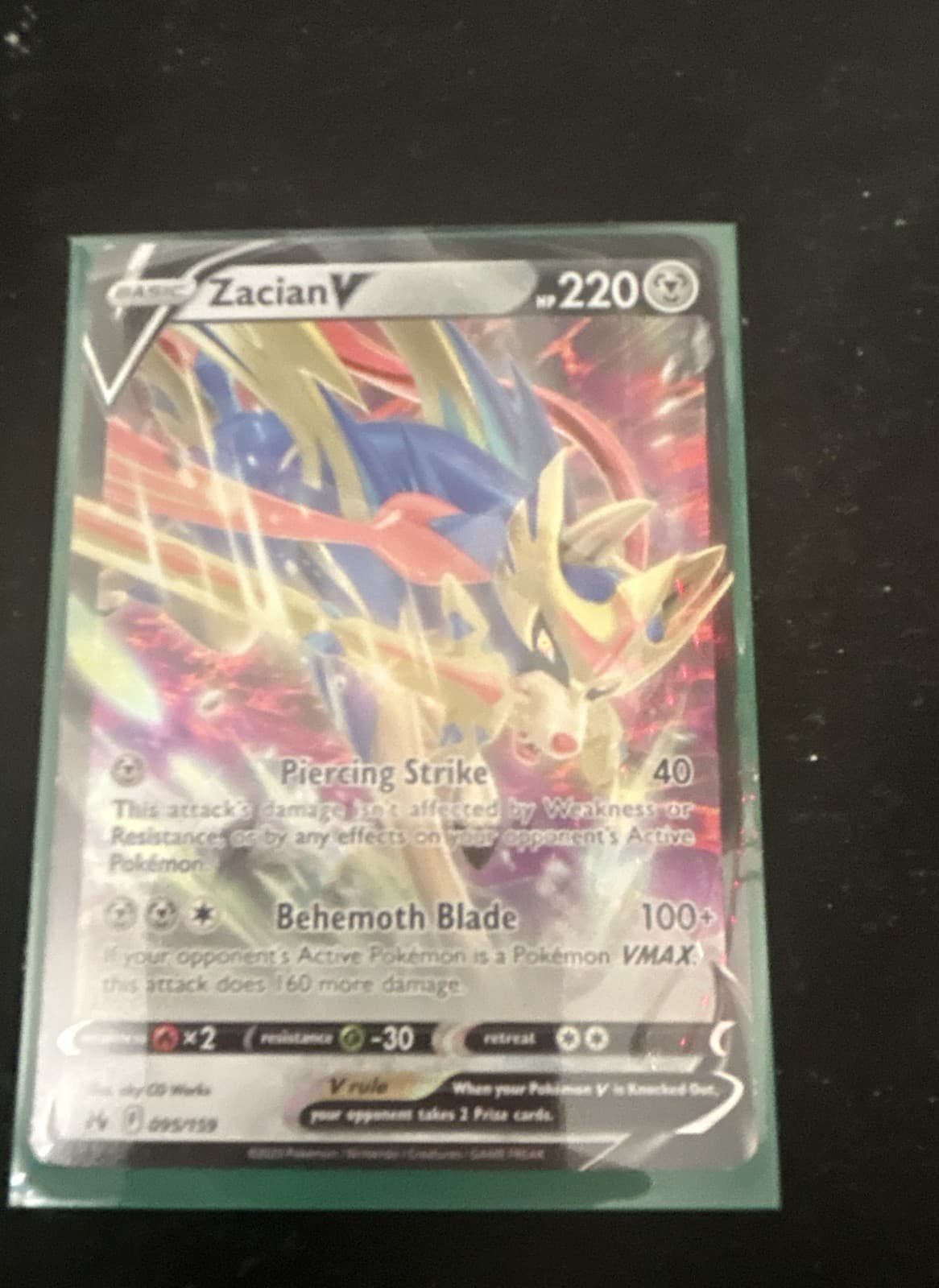 Zacian V 095/159 SWSH: Crown Zenith Holo