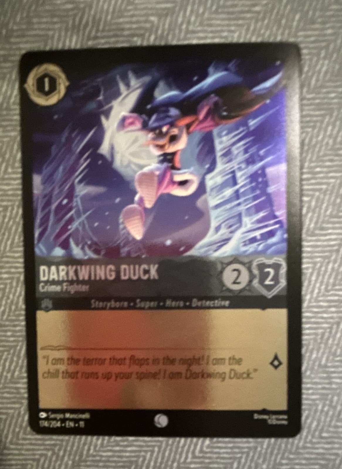 Darkwing Duck - Crime Fighter 174/204 Winterspell Cold Foil